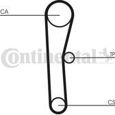 Distributieriem CONTITECH - CT536