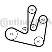 Kit Cinghie Poly-V CONTITECH - 6PK1750K2