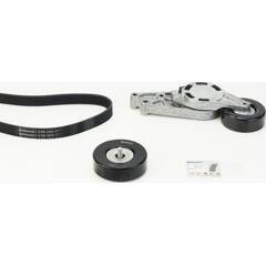 Kit Courroie Trapézoïdale ContiTech 6PK1613K1 - Compatible Audi A4 B6/B7, Avec Poulie De Tension Et Renvoi - 10