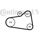 Kit de courroies d'accessoire CONTITECH - 6PK905 EXTRA K1