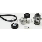 Pompa acqua + Kit cinghia Poly V CONTITECH - 6PK1555WP2