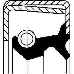 Bague d'étanchéité (moyeu de roue) CORTECO - 19015061B