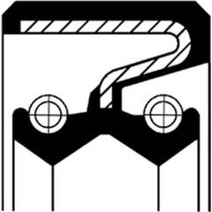 Bague d'étanchéité (moyeu de roue) CORTECO - 49378685