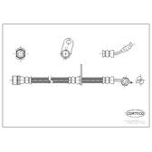 Bremsschlauch CORTECO - 19032190