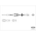Bremsschlauch CORTECO - 49393987