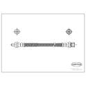 Flexible de frein CORTECO - 19018904
