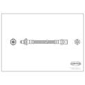 Flexible de frein CORTECO - 19018915