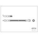 Flexible de frein CORTECO - 19032693