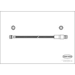 Flexible de frein CORTECO - 19032978