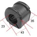 Lagerbus, stabilisator CORTECO - 80000133