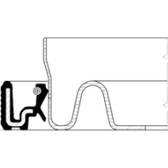 Shaft Seal, crankshaft CORTECO - 12015257B