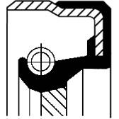 Shaft Seal, crankshaft CORTECO - 19036886B