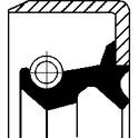 Shaft Seal, wheel hub CORTECO - 19016499B