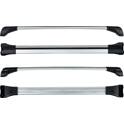 Barres de toit CRUZ Airo Fuse: 1 bar 98+1 bar 90 avec Kit CRUZ Optiplus Rail Fix CRUZBER - CR925725_723_936500C