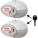 DAKEN Noval Double - Lot de 2 Serrures Antivols Robustes pour Véhicules Utilitaires DAKEN - 84101
