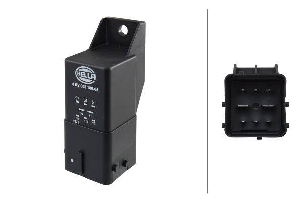 Relay, glow plug system