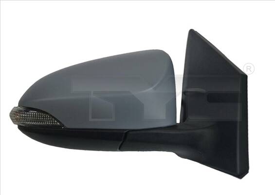 Left Wing Mirror Glass (Heated) And Holder For Toyota Auris, 2006