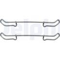 Accessory Kit, disc brake pad DELPHI - LX0076