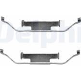 Accessory Kit, disc brake pad DELPHI - LX0136