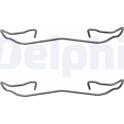 Accessory Kit, disc brake pad DELPHI - LX0167