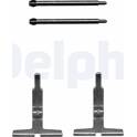 Accessory Kit, disc brake pad DELPHI - LX0382