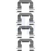 Accessory Kit, disc brake pad DELPHI - LX0667