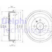 Brake Drum DELPHI - BF156