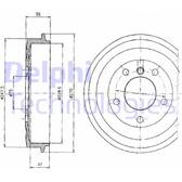 Brake Drum DELPHI - BF275