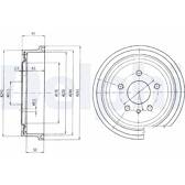 Brake Drum DELPHI - BF403