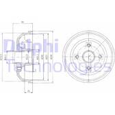 Brake Drum DELPHI - BF471