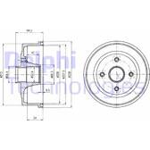 Brake Drum DELPHI - BF472