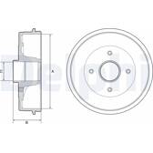 Brake Drum DELPHI - BFR538