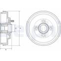 Brake Drum DELPHI - BFR589