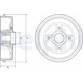 Brake Drum DELPHI - BFR624