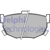 Bremsbelagsatz hinten DELPHI - LP1073