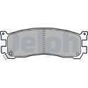 Bremsbelagsatz hinten DELPHI - LP1189