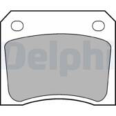 Bremsbelagsatz hinten DELPHI - LP133
