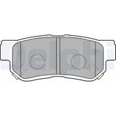 Bremsbelagsatz hinten DELPHI - LP1539