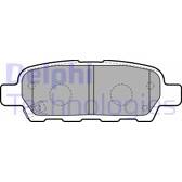 Bremsbelagsatz hinten DELPHI - LP1807