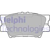 Bremsbelagsatz hinten DELPHI - LP2004
