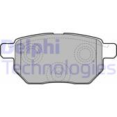 Bremsbelagsatz hinten DELPHI - LP2105