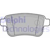 Bremsbelagsatz hinten DELPHI - LP2126