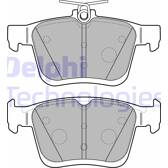 Bremsbelagsatz hinten DELPHI - LP2490