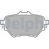 Bremsbelagsatz hinten DELPHI - LP2505
