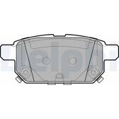 Bremsbelagsatz hinten DELPHI - LP2687