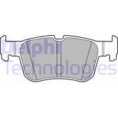 Bremsbelagsatz hinten DELPHI - LP3151