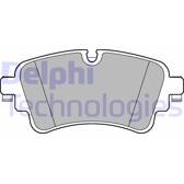 Bremsbelagsatz hinten DELPHI - LP3240