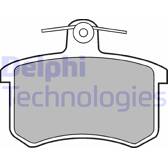 Bremsbelagsatz hinten DELPHI - LP451