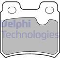 Bremsbelagsatz hinten DELPHI - LP586