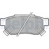 Bremsbelagsatz hinten DELPHI - LP625